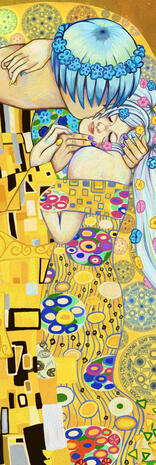 Frieren in Gustav's artwork